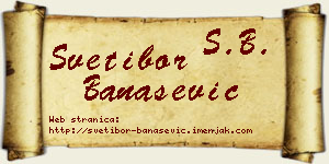 Svetibor Banašević vizit kartica